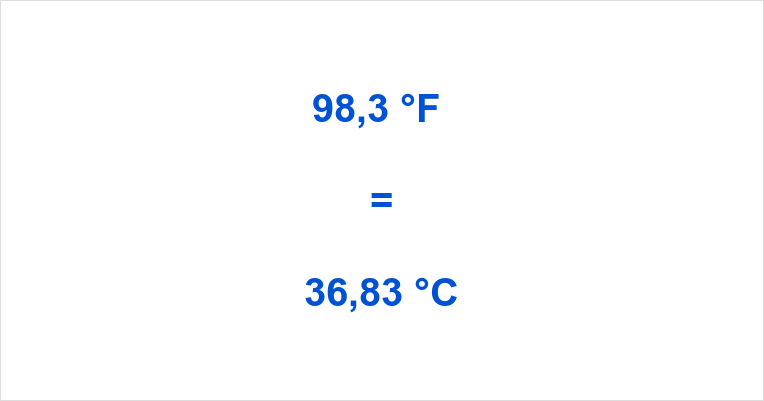 98.3°F to Celsius: Easy Conversion & What It Means for Your Body