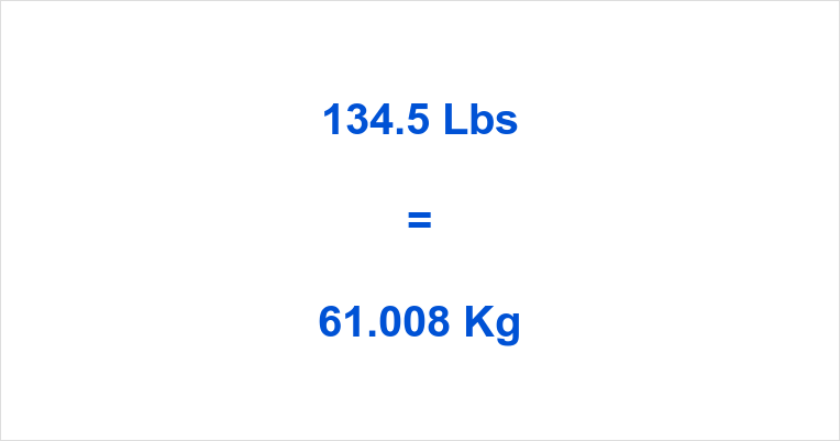 134 Kilos to Pounds: The Ultimate Conversion Guide