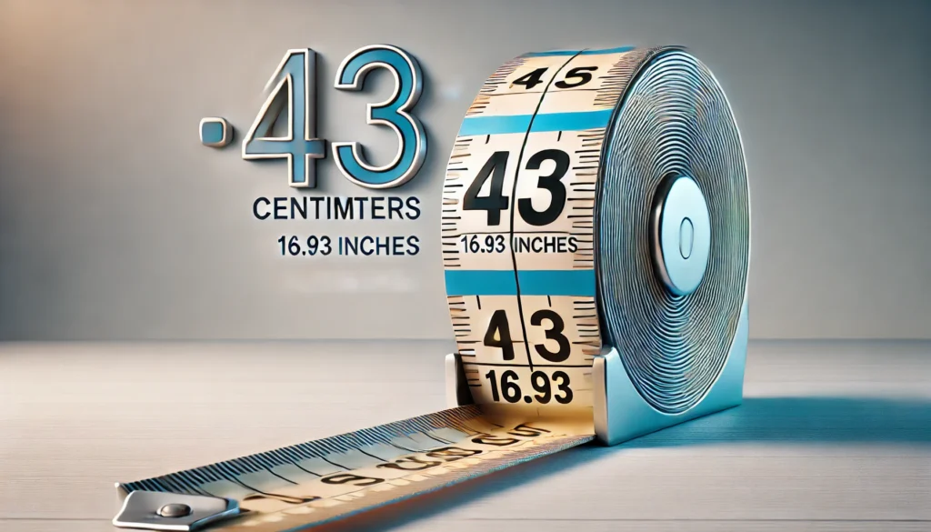 Convert 43cm to Inches: Simple Conversion Formula and Explanation