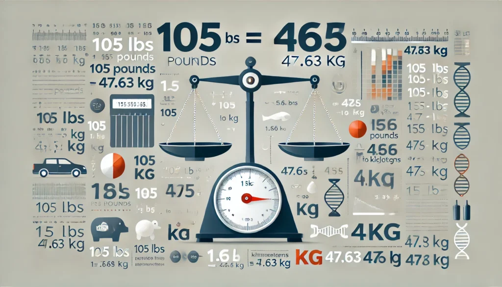 105lbs to kg – Convert Pounds to Kilograms Easily