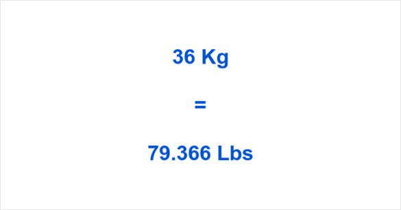 36 kg to lbs – Easy Weight Conversion Guide for Everyone